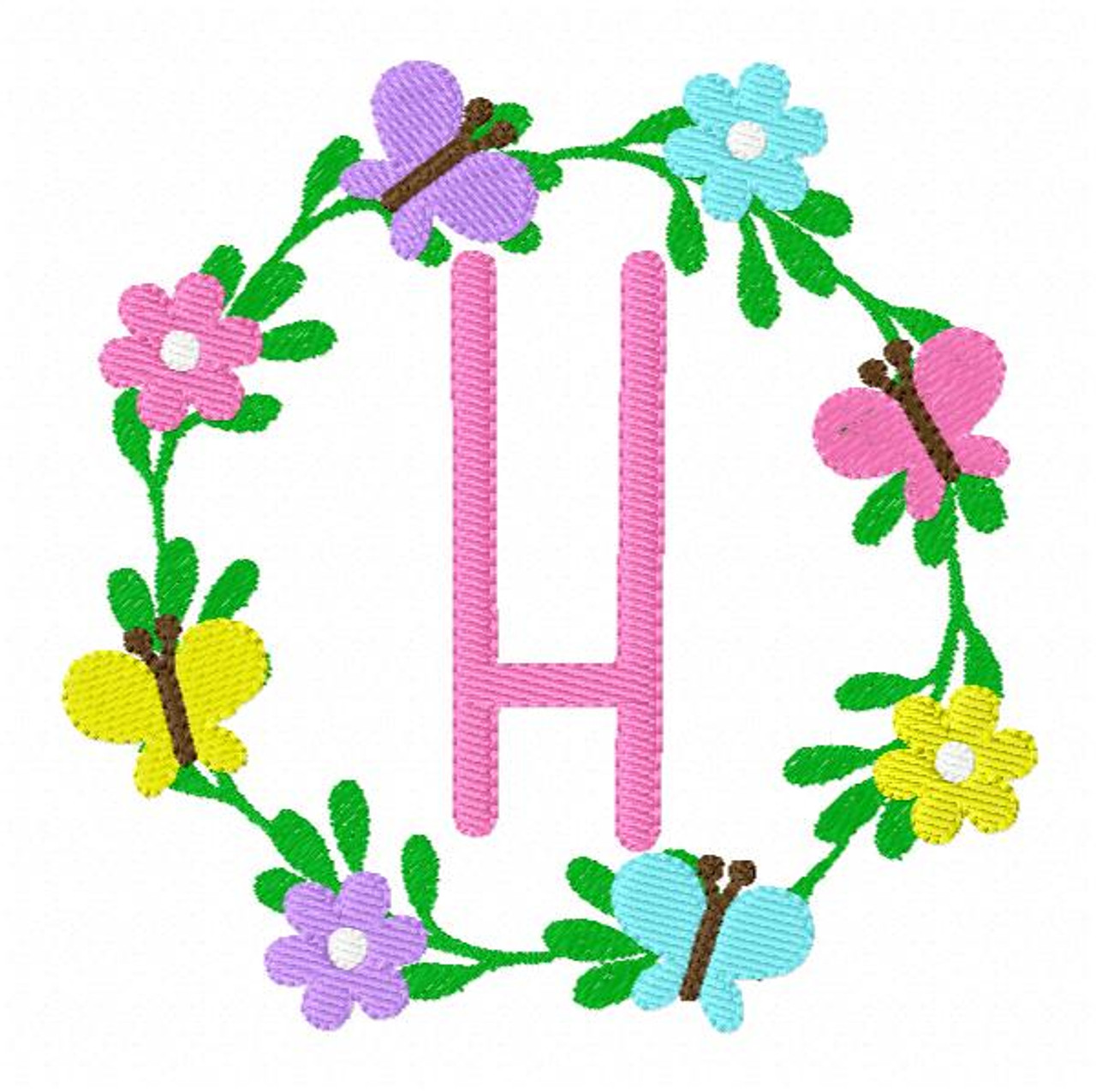 Y - Monogram with flowers and butterflies Elegance in Bloom Sticker for  Sale by AysuDesign