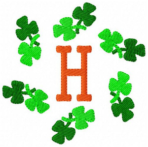 Clover All Around Monogram Set Clover All Around Monogram Set