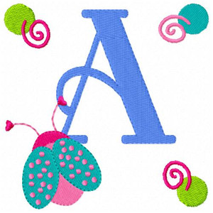 Lovely Ladybugs Monogram Set Lovely Ladybugs Monogram Set