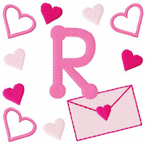 Love Letters Valentine Monogram Set