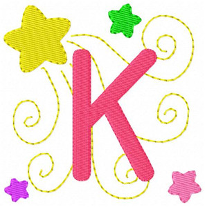 Shooting Stars Monogram Set Shooting Stars Monogram Set