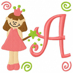Princess Cutie Monogram Font Set Princess Cutie Monogram Font Set