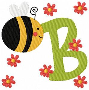 Bee Around Town Monogram Set Bee Around Town Monogram Set