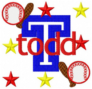 Baseball & Softball Monogram Set Baseball & Softball Monogram Set