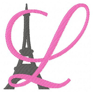 Eiffel Tower Paris Monogram Set Eiffel Tower Paris Monogram Set