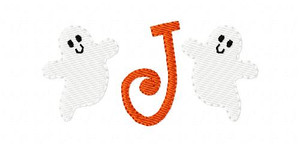 Ghost Fall Halloween Cute Mini Monogram Set Ghost Fall Halloween Cute Mini Monogram Set