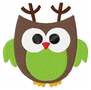 Owl Reindeer Large 4x4 Owl Reindeer Large 4x4