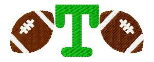 Football Sports Mini Monogram Set Football Sports Mini Monogram Set