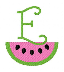Watermelon Summer Picnic Fun Monogram Design Set Watermelon Summer Picnic Fun Monogram Design Set