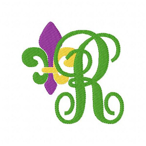 Fleur de Lis 17 Monogram Set Fleur de Lis 17 Monogram Set