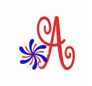 July 4th, Summer, Patriotic, Fireworks, Monogram Embroidery Design Set July 4th, Summer, Patriotic, Fireworks, Monogram Embroidery Design Set