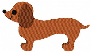 Dachshund Dog Puppy Pet Doggy Embroidery Design Dachshund Dog Puppy Pet Doggy Embroidery Design