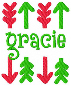 Arrows Split Machine Embroidery Monogram Design Font Set Arrows Split Machine Embroidery Monogram Design Font Set