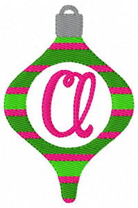 Christmas Tree Ornament Monogram Embroidery Design Font Set Christmas Tree Ornament Monogram Embroidery Design Font Set