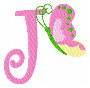 Butterfly Spring Machine Embroidery Monogram Font Design Set Butterfly Spring Machine Embroidery Monogram Font Design Set