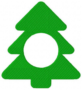 Christmas Tree Monogram Embroidery Frame Topper Only Design (No Letters Included) Christmas Tree Monogram Embroidery Frame Topper Only Design (No Letters Included)