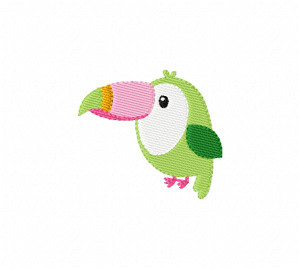 Toucan Embroidery Design - 2 Sizes Included Toucan Embroidery Design - 2 Sizes Included