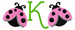 Ladybugs Mini Monogram Set Ladybugs Mini Monogram Set