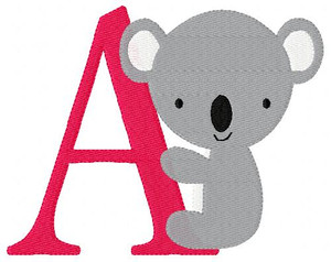 Koala 5x7 Monogram Set Koala 5x7 Monogram Set