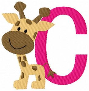 Giraffe Baby Monogram Set Giraffe Baby Monogram Set