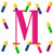 Celebration Birthday Candles Monogram Set