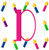 Celebration Birthday Candles Monogram Set