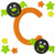 Batty Friendly Halloween Monogram Set