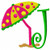 Beach Umbrella Summer Monogram Set