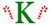 Candy Cane Mini Monogram Set Candy Cane Mini Monogram Set