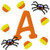 Spider & Candy Corn Monogram Set