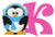 Baby Its Cold Penguin 5x7 Monogram Set
