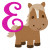 Little Pony Horse Monogram Set