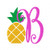 Pineapple Mongram Set