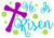 He Is Risen Easter Cross 5x7