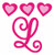 Valentine Heart Monogram Set