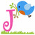 Robin Spring Bird Monogram Embroidery Design Set