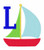 Sailboat Summer Monogram Machine Embroidery Designs