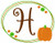 Pumpkin Fall Monogram Font Embroidery Design Set