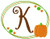 Pumpkin Fall Monogram Font Embroidery Design Set