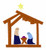 Christmas Nativity Embroidery Design
