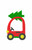 Child Toy Car with Christmas Tree Embroidery Design