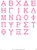 Greek Letters Dot Collegiate Set