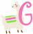 Sassy Llama Machine Embroidery Monogram Font Set