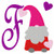 Valentine Gnome Monogram Machine Embroidery Font Design Set Valentine Gnome Monogram Machine Embroidery Font Design Set