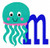 Jelly Fish Jellyfish Monogram Embroidery Design Font Set