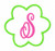Flower Applique Monogram Embroidery Font Design Set