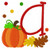 Pumpkins of Fall Monogram Embroidery Font Design Set