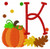 Pumpkins of Fall Monogram Embroidery Font Design Set