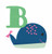 Freckles the Whale Fish Monogram Embroidery Design Set 