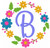 Flowers of Spring Monogram Design Set